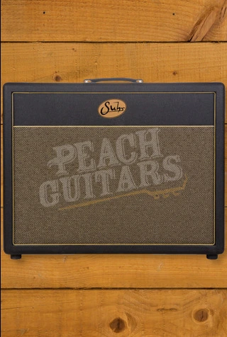 Suhr 2x12 DEEP Electric Guitar Amplifier Cabinet - Gold Grill - Celestion Creamback
