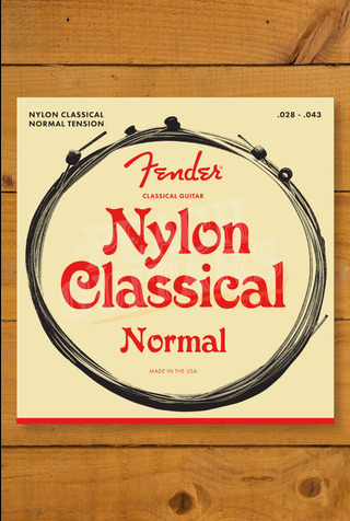 Fender 130 Nylon Classical Guitar Strings - Clear/Silver Ball End - Gauges .028-.043