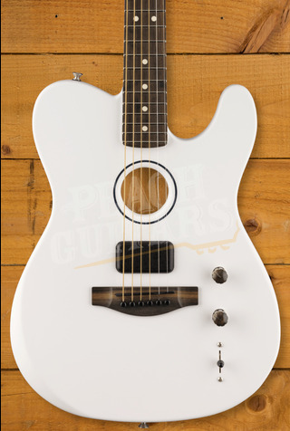 Fender Limited Edition Finneas American Acoustasonic Telecaster | Satin Arctic White