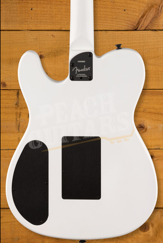 Fender Jack White Triplesonic Acoustasonic Telecaster Maple Satin Arctic White w/ Black Top
