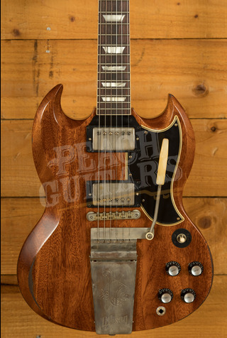 Gibson Custom Murphy Lab 1964 SG Standard Reissue w/ Maestro | Faded Cherry - Heavy Aged