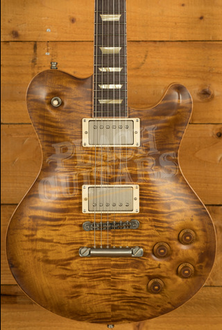 Nik Huber Dolphin '59 | Double Stain Faded Sunburst w/Exceptional Flame Maple Top