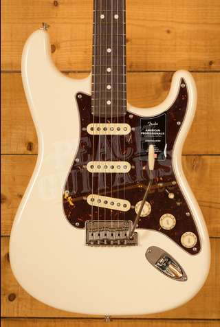 Fender American Professional II Stratocaster | Rosewood - Olympic White