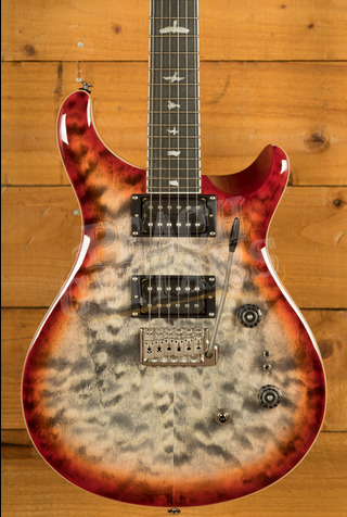 PRS SE Custom | Custom 24-08 Quilt - Charcoal Cherry Burst