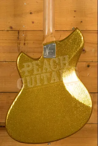 Novo Custom Series Serus J | Your Gold Dress Sparkle - Black Pickguard