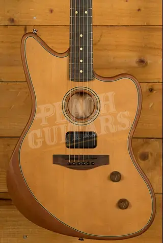 Fender Acoustasonic Standard Jazzmaster - Rosewood - Aged Natural