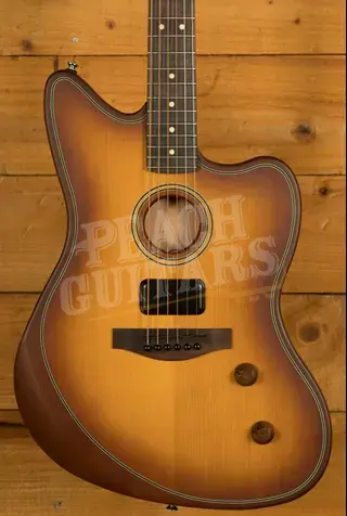 Fender Acoustasonic Standard Jazzmaster - Rosewood - Honey Burst