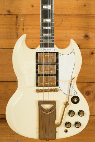 Gibson Custom 60th Anniversary 1961 Les Paul SG Custom With Sideways Vibrola | Polaris White *Used*