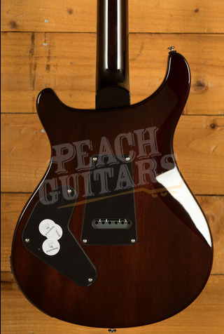 PRS SE Custom | Custom 24 Semi-Hollow Piezo - Orange Tiger Smokeburst