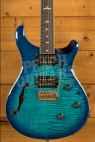PRS SE Custom | Custom 24 Semi-Hollow Piezo - Lake Blue