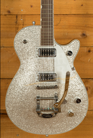 Gretsch G5230T Electromatic Sparkle Jet FT Single-Cut Silver Sparkle
