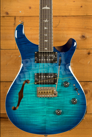 PRS SE Custom | Custom 24 Semi-Hollow Piezo - Lake Blue