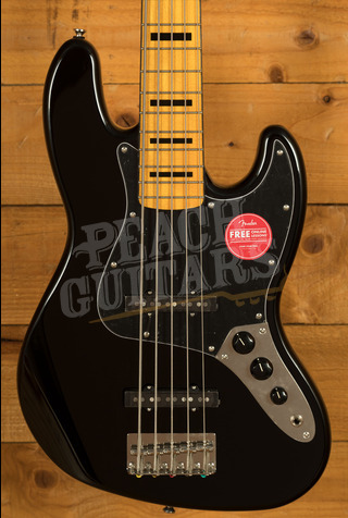 Squier Classic Vibe '70s Jazz Bass V | Maple - Black