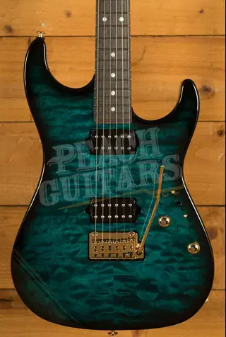 Suhr Standard Thin Burst Limited Edition - Trans Teal