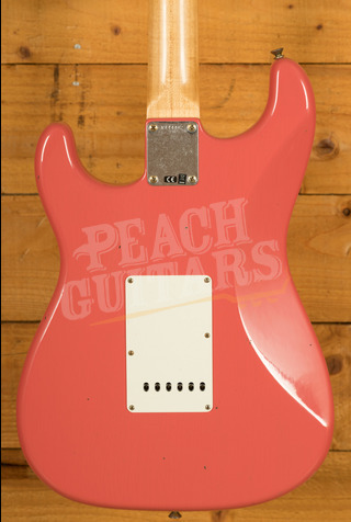 Fender Custom Shop 61 Strat Journeyman Relic - Faded Fiesta Red