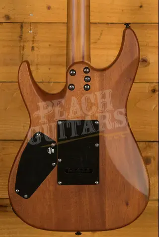 Schecter C-1 Exotic Ebony - Ebony - Natural Satin