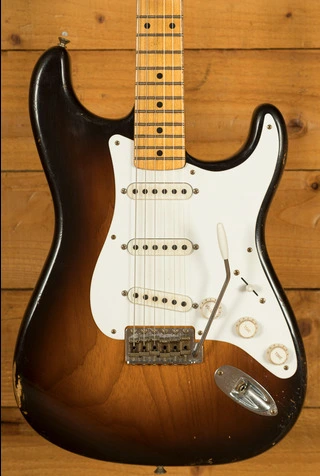 Fender Custom Shop Masterbuilt Paul Waller 70th Anniversary 54 Strat | Relic Wide-Fade 2-Colour Sunburst