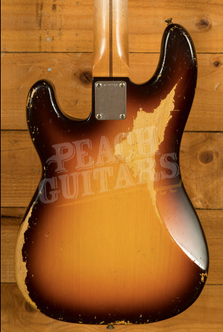 Fender Custom Shop Masterbuilt Levi Perry 58 Precision Bass | Heavy Relic Faded Chocolate Sunburst