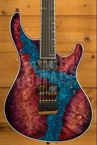 Mayones NAMM 2026 Regius Transparent Custom Colour/Resin Top