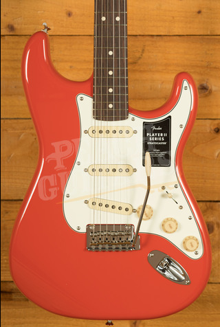 Fender Player II Stratocaster Rosewood Coral Red