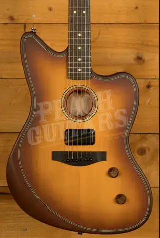 Fender Acoustasonic Standard Jazzmaster - Rosewood - Honey Burst