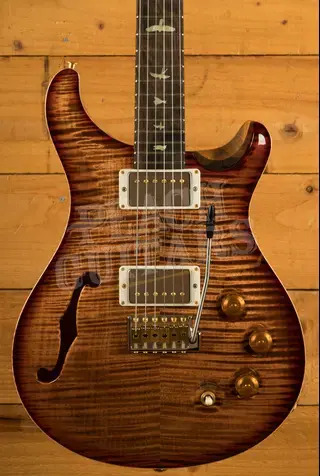 PRS Wood Library DGT Semi-Hollow Custom Colour w/Stained Flame Maple Neck
