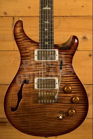 PRS Wood Library DGT Semi-Hollow Custom Colour w/Stained Flame Maple Neck
