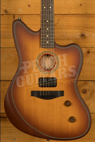 Fender Acoustasonic Standard Jazzmaster - Rosewood - Honey Burst