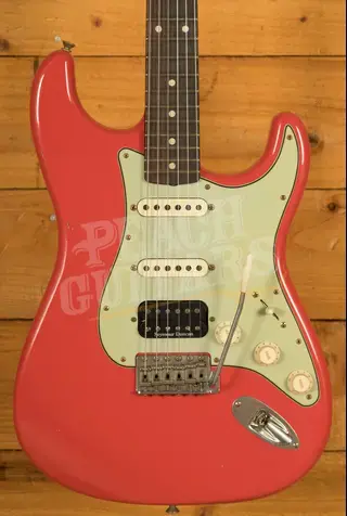 Fender Custom Shop 60 HSS Strat - Journeyman Relic Fiesta Red