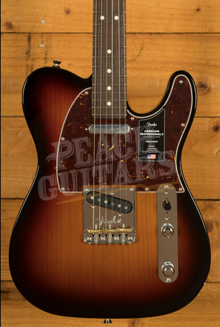 Fender American Professional II Telecaster | 3-Colour Sunburst - Rosewood