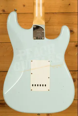 Fender Custom Shop 60 HSS Strat Left-Handed - Journeyman Relic Sonic Blue