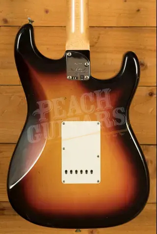 Fender Custom Shop 60 HSS Strat Left-Handed - Journeyman Relic 3-Tone Sunburst