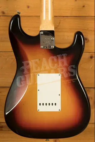 Fender Custom Shop 60 HSS Strat Left-Handed - Journeyman Relic 3-Tone Sunburst
