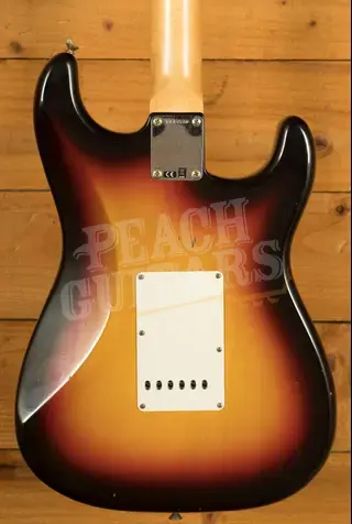 Fender Custom Shop 60 Strat Left-Handed - Journeyman Relic 3-Tone Sunburst