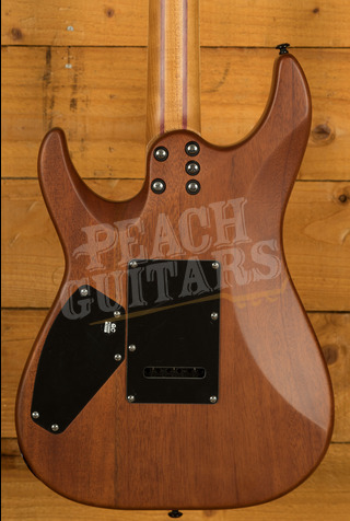 Schecter C-1 Exotic Spalted Maple - Satin Natural Vintage Burst