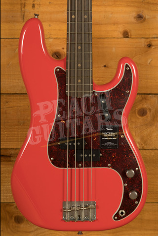 Fender Vintera II Road Worn '60s Precision Bass - Rosewood - Fiesta Red