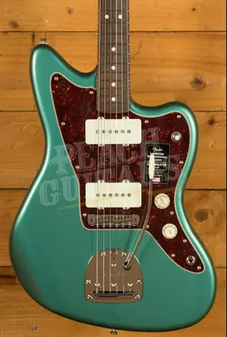 Fender American Professional Classic Jazzmaster - Rosewood - Faded Sherwood Green Metallic