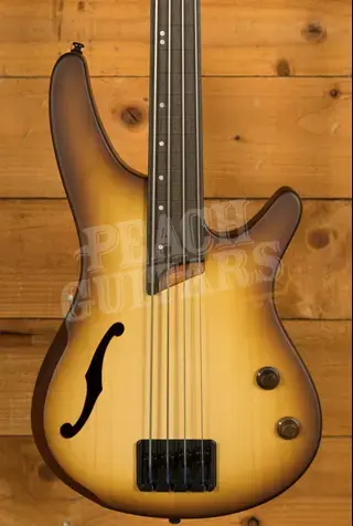 Ibanez SR Workshop Basses | SRH500F - Natural Browned Burst Flat