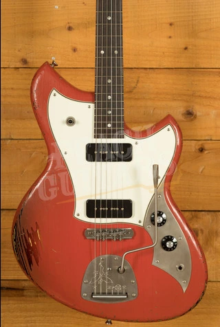 Novo Dealer Limited | Serus J - Fiesta Red over '64 3-Tone Sunburst