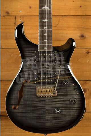 PRS SE Custom | Custom 24 Semi-Hollow Piezo - Charcoal