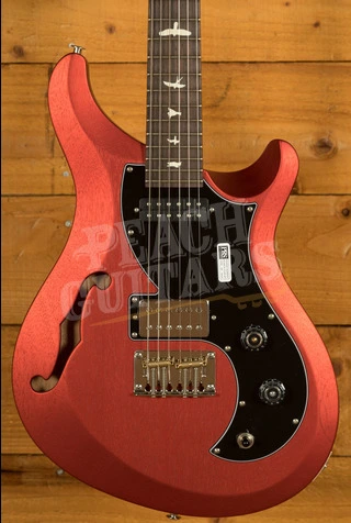 PRS S2 Vela Semi-Hollow Satin - Red Apple Metallic