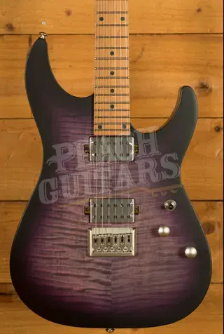 Schecter C-1 Standard Plus - Roasted Maple - Transparent Purple Burst