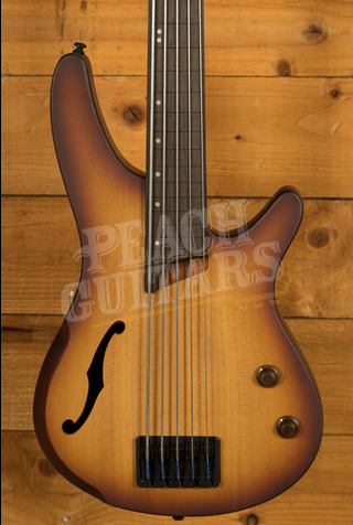 Ibanez SRH505F-NNF - 5-String - Natural Brown Burst Flat