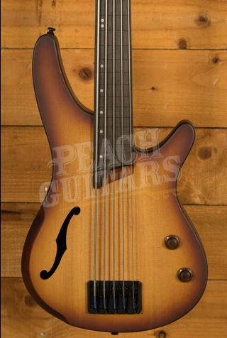 Ibanez SRH505F-NNF - 5-String - Natural Brown Burst Flat