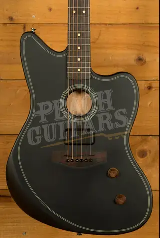 Fender Acoustasonic Standard Jazzmaster - Rosewood - Black