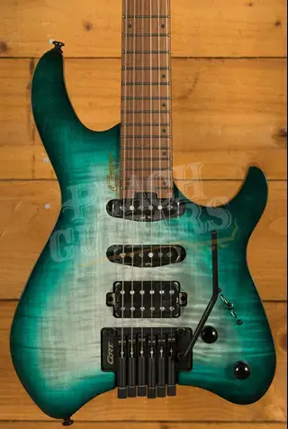 Cort Space G6TR Headless - Roasted Maple - Semi Gloss Lagoon