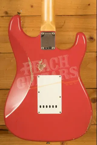 Fender Custom Shop 59 Strat Left-Handed - Relic Fiesta Red