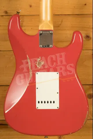 Fender Custom Shop 59 Strat Left-Handed - Relic Fiesta Red