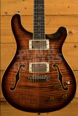 PRS SE Hollowbody II Piezo - Orange Tiger Smokeburst