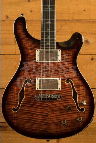 PRS SE Hollowbody II Piezo - Orange Tiger Smokeburst